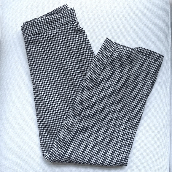Zara Basics Soft Feel Houndstooth Trousers - Picture 8 of 10